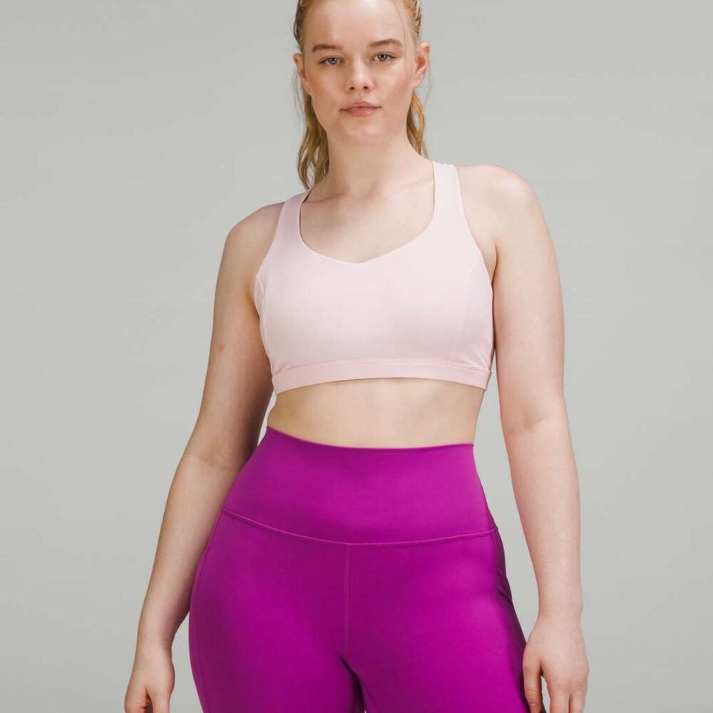 Lululemon Free to Be Serene Bra *Light Support, C/D Cup, Size 4, Color: Strawber